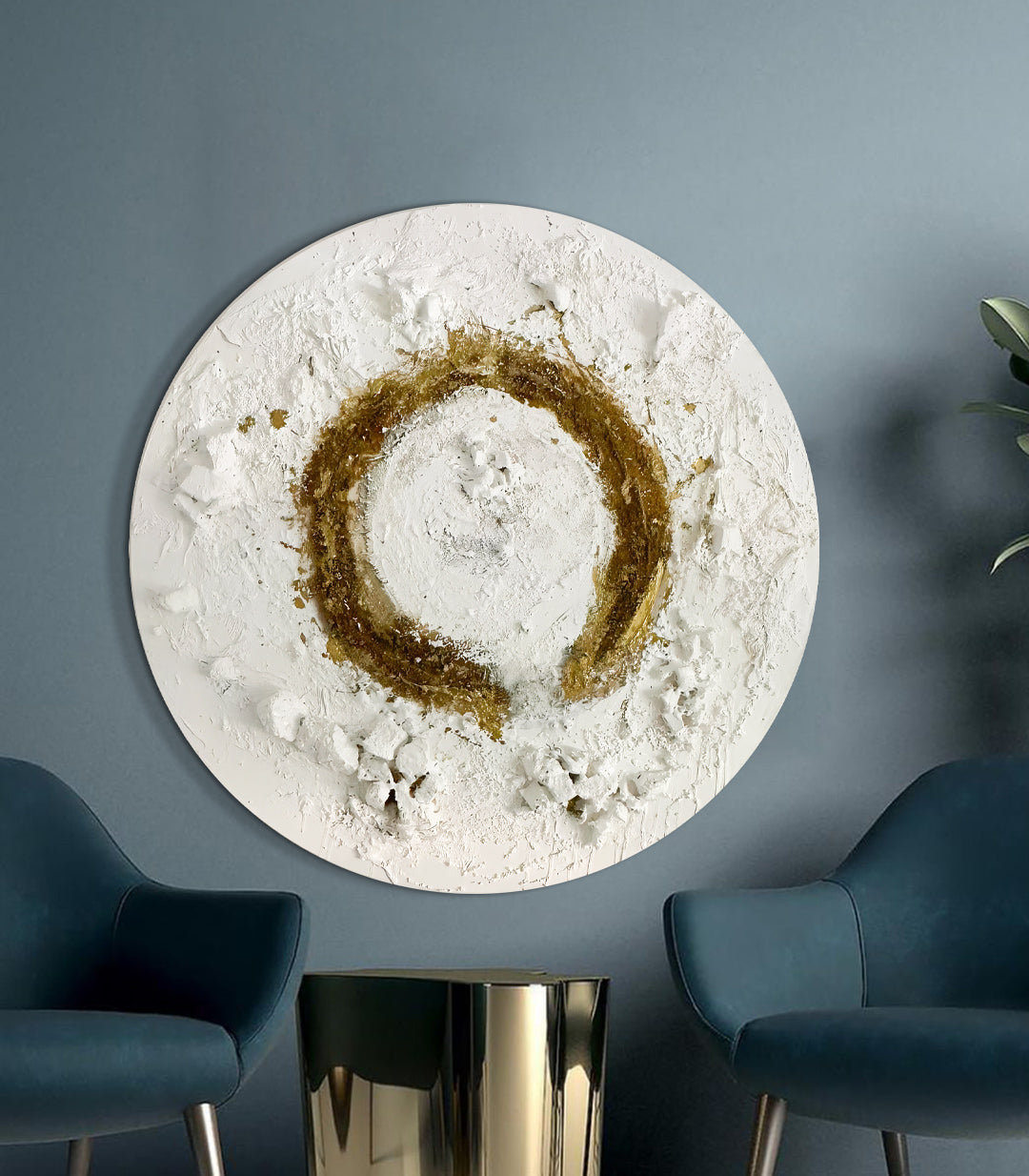 Golden Circle - signé par l'artiste Samira AKR.